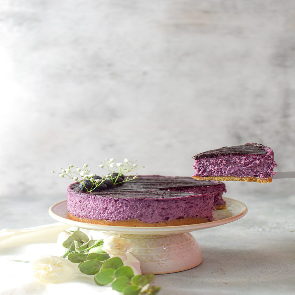 Sugar Free Blueberry Whole cheesecake