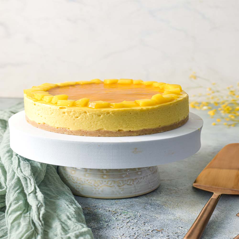 Sugar free Mango Whole cheesecake3